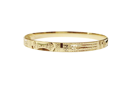 Gold Plated | Machine Cut Bangles